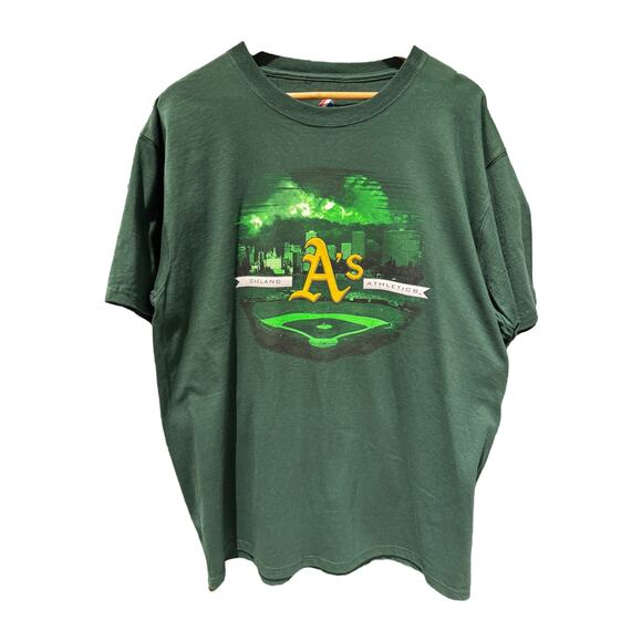 Green A’s Tee - Picture 1 of 1